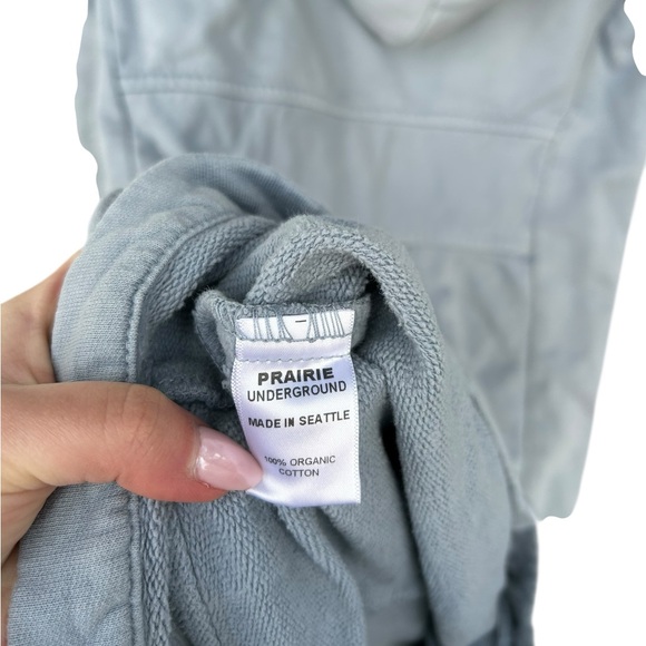 Prairie Underground Long Cloak Full Zip Hoodie in Light Blue - Size Small - Picture 10 of 13